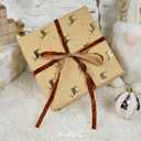 MAYREEL 3/8 Inch Brown Crushed Velvet Ribbon Mahogany Vintage for Flower Bouquets Wedding Invitations Crafts Gift Wrapping Christmas Decorations Party 25 Yards