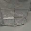 JUVITUS 10 oz Clear Glass Borosilicate Jar with Bamboo Silicone Sealed Lid (6 Pack) Nuts Spice or Kitchen Storage