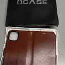 OCASE Compatible with iPhone 15 Wallet Case, PU Leather Flip Folio Case with Card Holders RFID Blocking Kickstand [Shockproof TPU Inner Shell] Phone Cover 6.1 Inch 2023, Brown