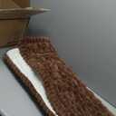 Smiry Couch Cover for Dogs Washable, Non Slip Fuzzy Pet Couch Covers for 3 Cushion Sofa Pet Friendly, Thick Soft Sofa Slipcovers Cushion Protector (Brown, 27.6" x 59")