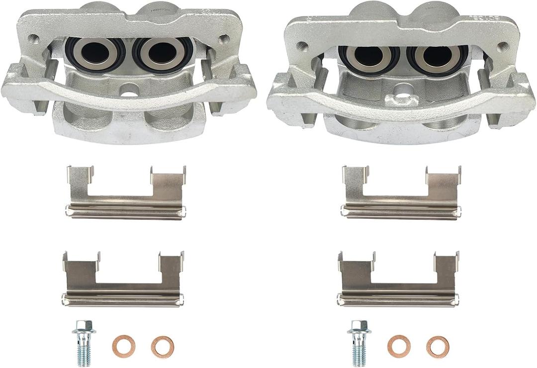 PAROD Front/Rear Brake Caliper Fit for Cadillac Escalade ESV EXT,Chevy Astro Avalanche Express Silverado Suburban 1500 2500 Tahoe, GMC Safari Savana Sierra Yukon XL1500 2500, Hummer #18B4729 18B4728