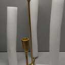 5-Candle Cast Iron Metal Candelabra Candlestick Holders 15 inch Tall Candle Holder Wedding Event Candelabra Candle Stand Brass Gold