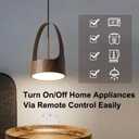 JIUWU 3pcs RF 433Mhz Wireless Remote Control 1 Channel Relay Switch, AC110V AC 90~250V 10A, with 2pcs Included 86 Wall Panel Transmitter No Wiring Required, Remote Control Switch for 3pcs Home Light