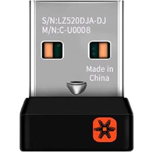 Unifying USB Adapter Wireless Dongle - Connect Up to 6 Mice & Keyboards Compatible with M905, M325, M585, M510, M705 M345/M505/M510/M52