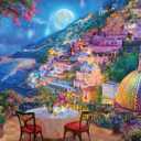 Buffalo Games - Lillia - Rendezvous Positano - 1000 Piece Jigsaw Puzzle for Adults -Challenging Puzzle Perfect for Game Nights - Finished Size is 26.75 x 19.75