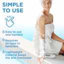 Mighty-X 100% Waterproof Cast Covers for Shower Arm - Tight Seal - 3pk Adult Reusable Cast Protectors - Half Arm Bag Sleeves