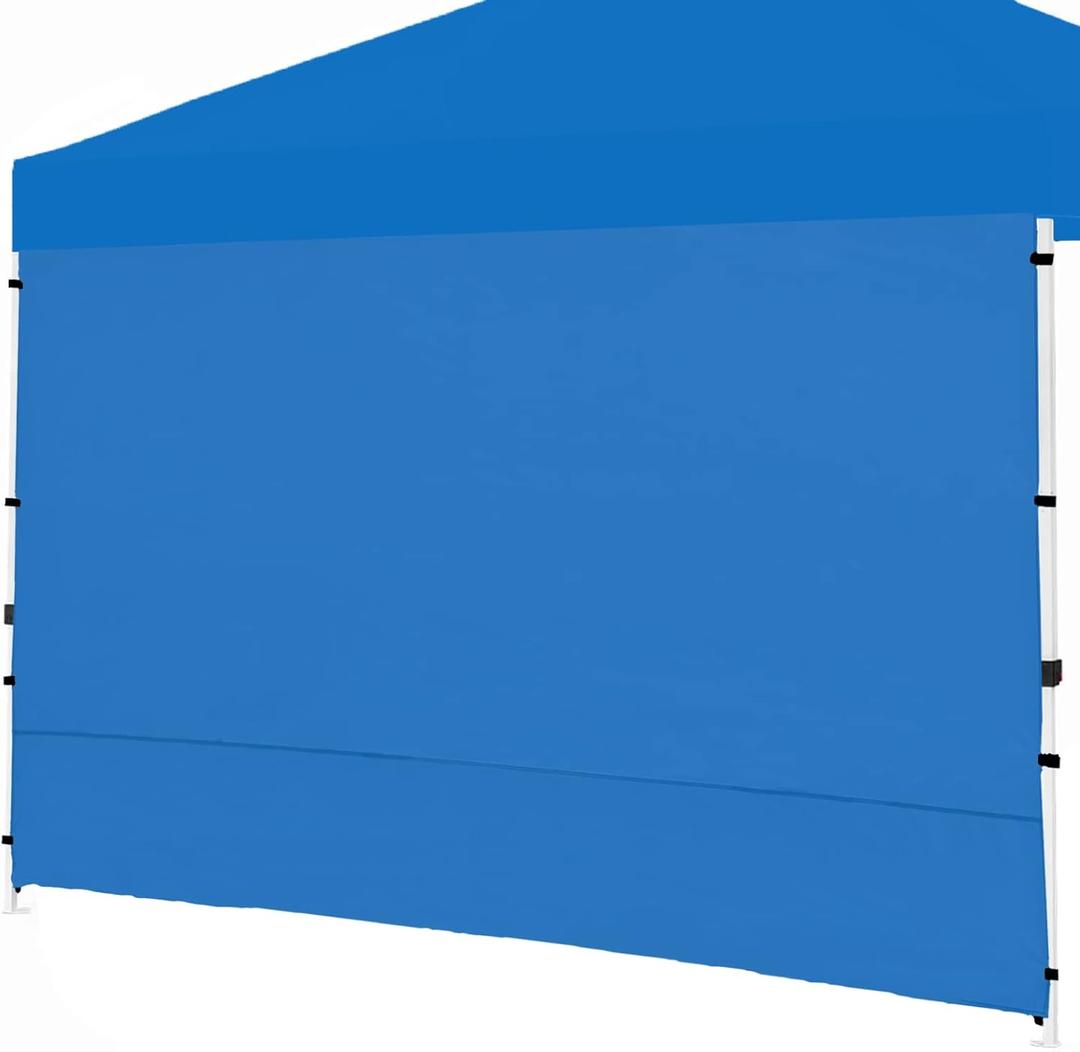 Canopy SunWall, 10x10ft Pop Up Canopy Sidewall for Instant Canopy Tent Gazebos, 1 Pack Sidewall Only Blue