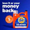 Tide Ultra Oxi Boost Liquid Laundry Detergent, 148 fl oz, 105 Loads, Advanced Stain Remover with Extra Oxi Power