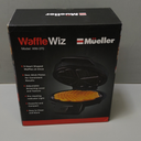 Mueller Heart 5 Waffle Maker, Waffle Iron, Adjustable Browning Control & Nonstick, Cool Touch Handle, Easy to Clean, Small Kitchen Appliances