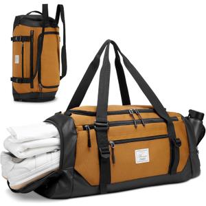 Gym Bag, Gym Bags for Men, Duffle Bag, Gym Bag Men, Duffel Bag, 40L Travel Bag With Shoe Locker, Travel Duffel Bags (Khaki2) Gym Bag, Gym Bags for Men, Duffle Bag, Gym Bag Men, Duffel Bag, 40L Travel Bag With Shoe Locker, Travel Duffel Bags (Khaki2)