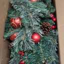 2 Pack Prelit Outdoor Christmas Tree 30 Inch, Remote Control Battery Operated with 100 Warm White MultiColor Changing LED Lights, Small PreDecorated Green Xmas Tree for Pathway, Porch