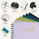 BEZEND 2026 Planner Weekly and Monthly (8.5" x 11"), Large 2-Column Calendar Book (Jul 25-Dec 26), Dual Schedule for Daily Appointment, Easy Track Tabs, Spiral, PU Leather Softcover, Evergreen