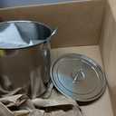 IMUSA Stainless Steel Stock Pot with Lid, 20 Quart, Silver, 20.6 Quarts