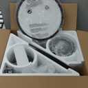 TALOYA 52 Inch Black Ceiling Fans with Lights Led Remote Control Flush Mount Low Profile for Bedroom Living Dining Room Outdoor Farmhouse Patio,Reversible,DC Motor,Diammable,Buzzer ON/Off,5 Blades