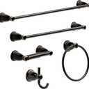 Franklin Brass Kinla (1-Pack) Toilet Paper Holder Oil Rubbed Bronze Tissue Roll Holder for Bathroom Organization and Storage Spring-Loaded Toilet Tissue Holder Wall Bathroom Accessories KIN50-OB1