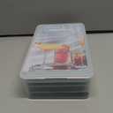 WIBIMEN Ice Cube Tray with Lid and Bin - Round Ice Trays for Freezer with Lid - Ice Cube Trays for Freezer with Ice Container (0.8"-2PACK Blue)