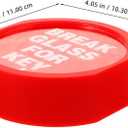 Housoutil 2PCS Emergency Key Box Breakable Glass Fire Safety Wall-Mounted, Wall-Mounted Break Glass Lock Box for Home/Office