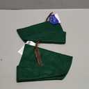 Beistle Felt Robin Hood Hats – 2 Pack, Dark Green Costume Headwear with Feather Accent, Fantasy, Medieval, Renaissance, Oktoberfest and Halloween Party Accessories, Photo Booth Prop, Adult Size