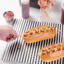 Restaurantware-6 Inch Wooden Hot Dog Skewers, 100 Disposable Sandwich Picks - Built-In Hot Dog Cartoon, Sustainable, Bamboo Decorative Food Picks, For Parties Or Picnics