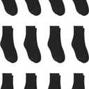 Hanes Boys' Socks Pack, Double Tough Moisture Wicking Ankle, Crew, No Show Socks, 12 & 14 Pair Packs