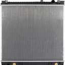 SCITOO Full Aluminum Radiator Replacement for 2004 2005 2006 2007 2008 2009 2010 Infiniti QX56 2005-2011 2012 2013 2014 2015 Armada 2004-2015 Titan CU2691 Plastic Radiator 5.6L