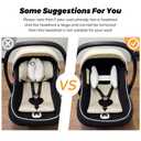 Adjustable Infants and Baby Neck Head Support,U-Shape Children Travel Pillow Cushion for Car Seat,Offers Protection Safety for Kids
