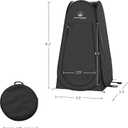 Wakeman Pop Up Changing Tent, 3.3 x 3.3 x 6.2ft, Camping Shower Tent for Portable Toilet Stall or Dressing Room with Carry Bag for Camping, Beach, or Tailgate, Polyester