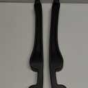 Car Seat Gap Filler Set of 2, 3IN1 Seat Side Gap Filler Plug with Storage Slot & Hook Function, Soft Foam Universal Fit Car SUV Truck Fill Gap Between Seats Console OrganizerNarrow Black