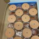 24 Pcs Chair Leg Floor Protectors for Hardwood Floors Square Silicone Covers to Protect Wood Tile Floors Felt Pads Furniture Leg Caps Anti-Scratch Reduce Noise (Fit:1-5/8" to 1-3/4")