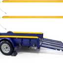 ECOTRIC 2-Sided Assist System Tailgate Utility Trailer Gate&Ramp w/ 12 to 24 Inch Height Side Rail 4 to 6 Feet Height Ramp Trailer Tailgate Ramp Lift Assist System Maximum 400 Lbs Load Capacity (1Pcs)