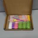 GarfxG Crochet Kit for Beginners Adults, 10 Flower Bookmarks Beginner Crochet Kit Include Knitting Yarn, Step-by-Step Video Tutorial, Hook, Holiday Birthday Christmas Gift for Friends Families