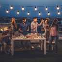 ZJOJO 100FT Solar Lights Outdoor Wateroproof, Solar String Lights with with Remote USB Port 32 LED Shatterproof,Dimmable Outdoor Lights Long Last for Garden,Patio, Backyard, Camping Christmas Light