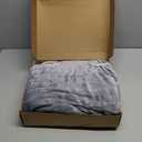 Heated Wearable Shawl 33x59 Inch, 6 Heating Levels & 5 Timer Settings, Soft Sherpa to Fleece, UL Certified with Auto Shut Off, Machine Washable Gift for Christmas Home Office (Gray)