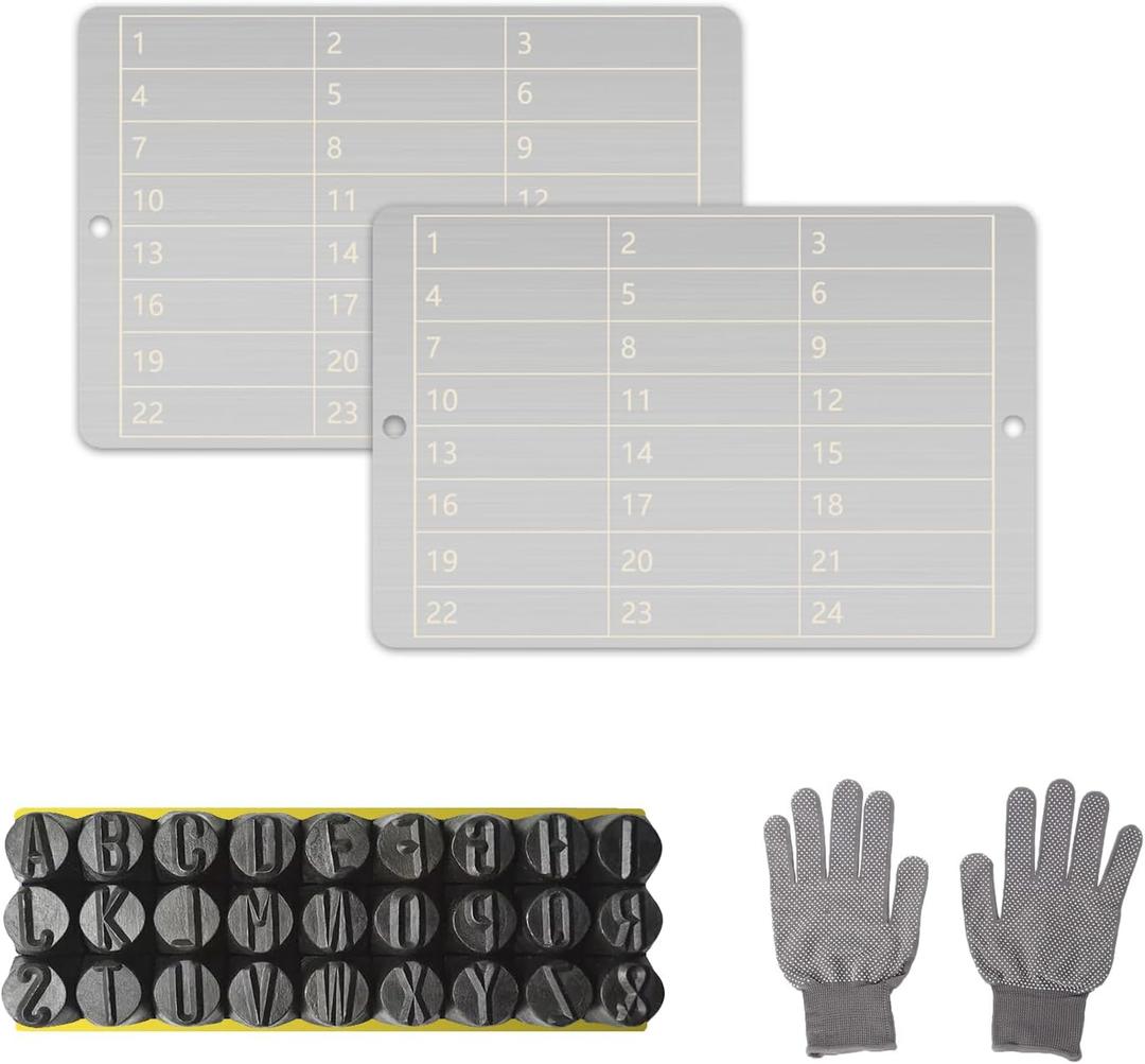 Steel Crypto Seed Storage for BIP39 Hardware, 12 or 24 Words Phrase Bitcoin Seed Storage, Cold Wallet Backup Metal Hardware Cryptocurrency Wallets (Include 2 Stainless Steel Plates with Punch set)