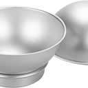 Hedume Set of 8 Cake Sphere Pan, 6.5 Inches 3D Sports Ball Cake Pan to Create Any Ball Shaped Cake, Includes 4 Semicircles and 4 Chassis