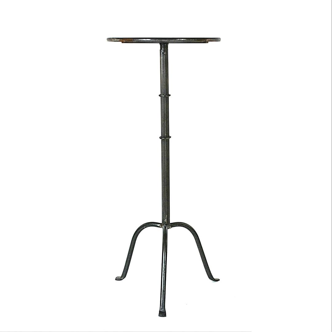Creative Co-Op Metal Martini Table, Round, 12.5 Inches X 27.75 Inches