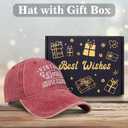 Birthday Gifts for Men Women, Personalized 18th/21st/25th/30th/40th/50th ...90th Birthday Ideas Gift, Vintage Baseball Hat (Pink)
