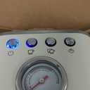 CHULUX Slim Espresso Machine with Milk Frother Steam Wand, 20 Bar Professional Italian Pump Espresso Coffee Machine for Home Cappuccino & Latte Maker, Creamy