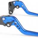 Short Brake Clutch Levers, Steel Brake Lever for Kawasaki Ninja ZX6R, ZX10R, Z750R, Z1000, Z1000SX/NINJA 1000/Tourer F88/K828
