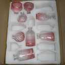 Valentine's Day Glass Bud Vases, Versatile Small Bud vases for Home and Wedding Decor, Exquisite Bridal Shower Table Centerpieces, Aromatherapy Bottles, Candle Holder, Gifts Idea(Pack of 30, Light Pink)