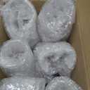 ColoVie Stemless Champagne Glasses Set of 6- Colored Champagne Flutes- Wedding Toasting Glass- Bridesmaid Gift- Mimosa Glass- Crystal Bar Glassware- Birthday Cocktail Party, 9.6oz