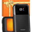 Hotdot Hand Warmers Rechargeable, Heat Levels (104–131°F), Real-Time Temp & Battery Display, Electric Hand Warmers, Fast Heating, Fits in Gloves/Pocket