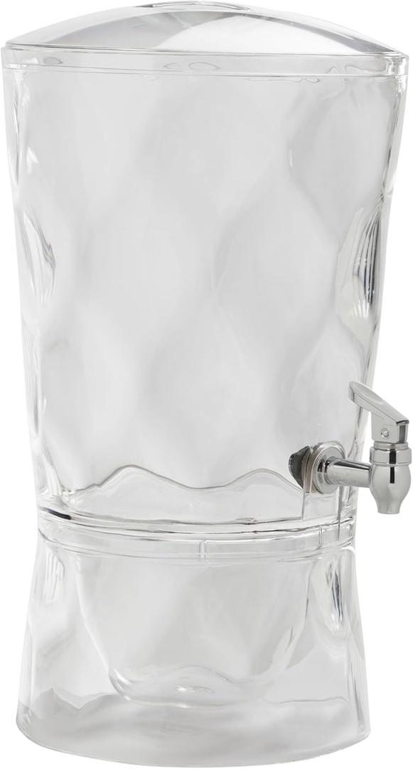 CreativeWare Sculptured 3 Gallon Beverage Dispenser (11"L x 11"W x 19"H)