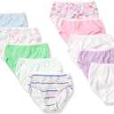 Hanes Girls And Toddler Underwear, Cotton Knit Tagless Brief, Hipster, Bikini Panties, Multipack, Briefs - Assorted 2 - 10 Pack, 2-3T US