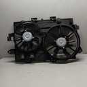 BOXI 621-052 Dual Radiator Cooling Fan Assembly Fit for 2006 2007 2008 for Chevy Equinox for Pontiac Torrent (Replace 19129813 1581578 FA70436)