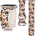 Band Compatible with iWatch Band 38/40/41mm for Women Men Sport Replacement Smartwatch Wrist Strap for iWatch Ultra2/1 SE Series 10 9 8 7 6 5 4 3 2 1 - Cute Romantic Hearts