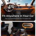 LISEN Suction Phone Mount for Car, [95% Cases Friendly] Car Phone Holder Mount Dashboard Phone Holder, Easy One Touch Suction Cup Cell Phone Car Mount