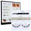 Pro Lash SoftWear Mini Lash Clusters Kit - Seamless, Lightweight Lashes - 7-Day Cluster Eyelash Extensions - False Eyelashes Plus Adhesive and Tweezers - Classic Luxe Wispy No. 15 Black
