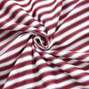 OPOIPIN Women's Long Sleeve Nightgown Button Down Sleepshirt with Pocket Printed Nightshirt Pajamas Sleepwear Burgundy X-Large