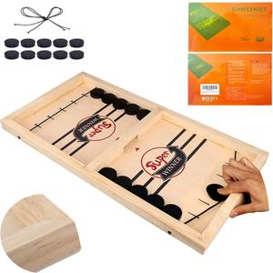 Fast Sling Puck Game,Sling Puck Game, Sling Board Games Toy,Paced Winner Board Games Toys for Kids & Adults (14.4*8,5") Fast Sling Puck Game,Sling Puck Game, Sling Board Games Toy,Paced Winner Board Games Toys for Kids & Adults (14.4*8,5")